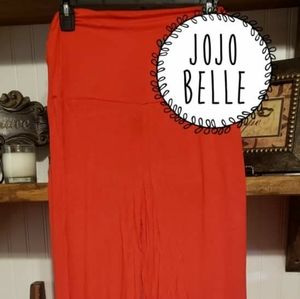 Red Gaucho Pants